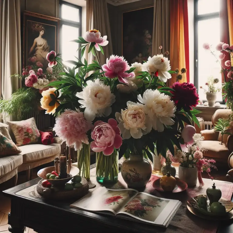 Décorer votre intérieur avec de la Pivoine