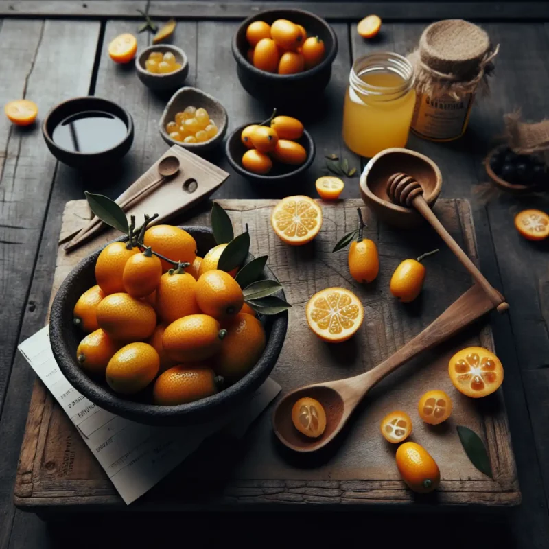 Préparation sucrée avec des Kumquats (23-05-2024)