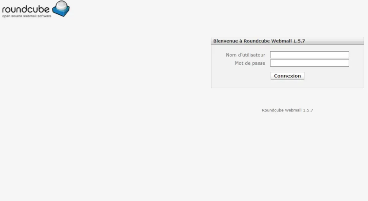 messagerie ovh roundcube