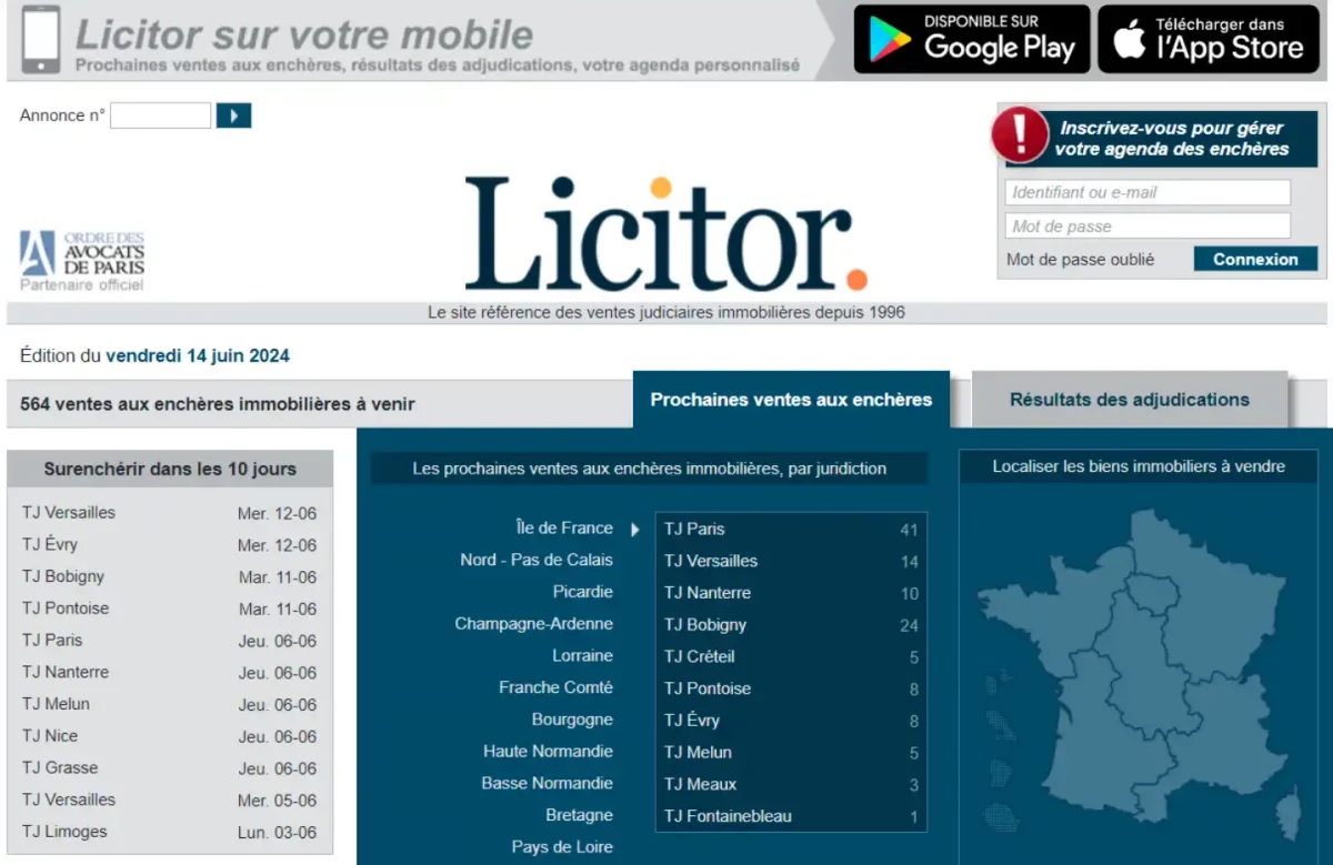 La plateforme Licitor