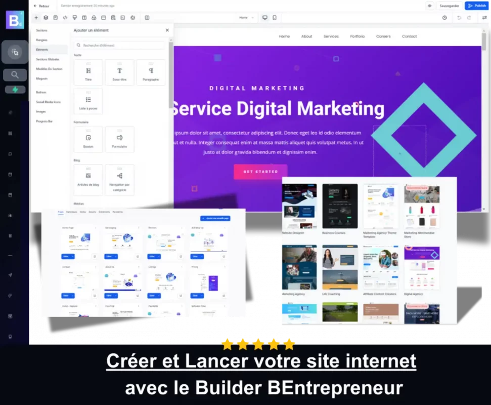 Maximiser l'utilisation des templates BEntrepreneur