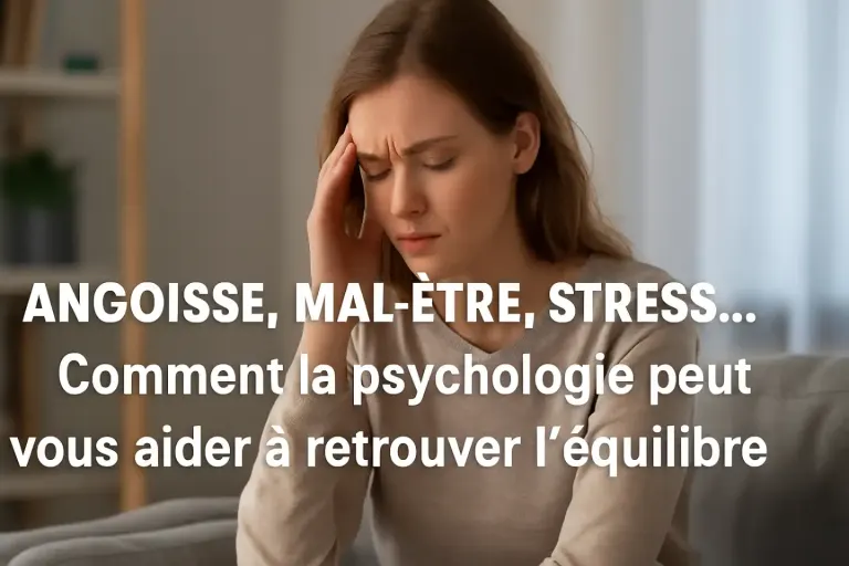 Angoisse, mal-être, stress… Comment la psychologie peut vous aider à retrouver l’équilibre