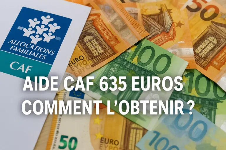 Aide CAF 635 euros : Comment l&rsquo;obtenir ?