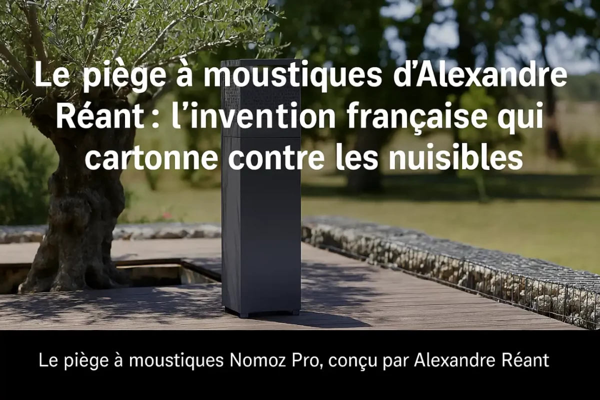 Le piège à moustiques d’Alexandre Réant : l&rsquo;invention française qui cartonne contre les nuisibles