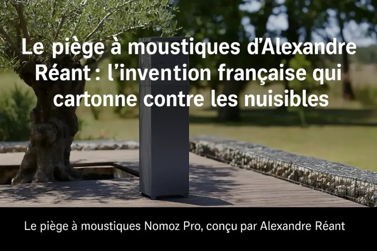 Le piège à moustiques d’Alexandre Réant : l&rsquo;invention française qui cartonne contre les nuisibles