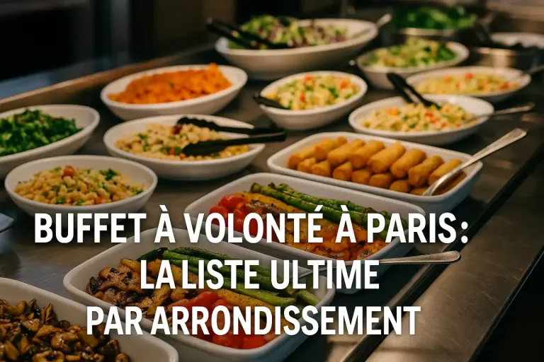 Buffet à volonté à Paris : la liste ultime par arrondissement