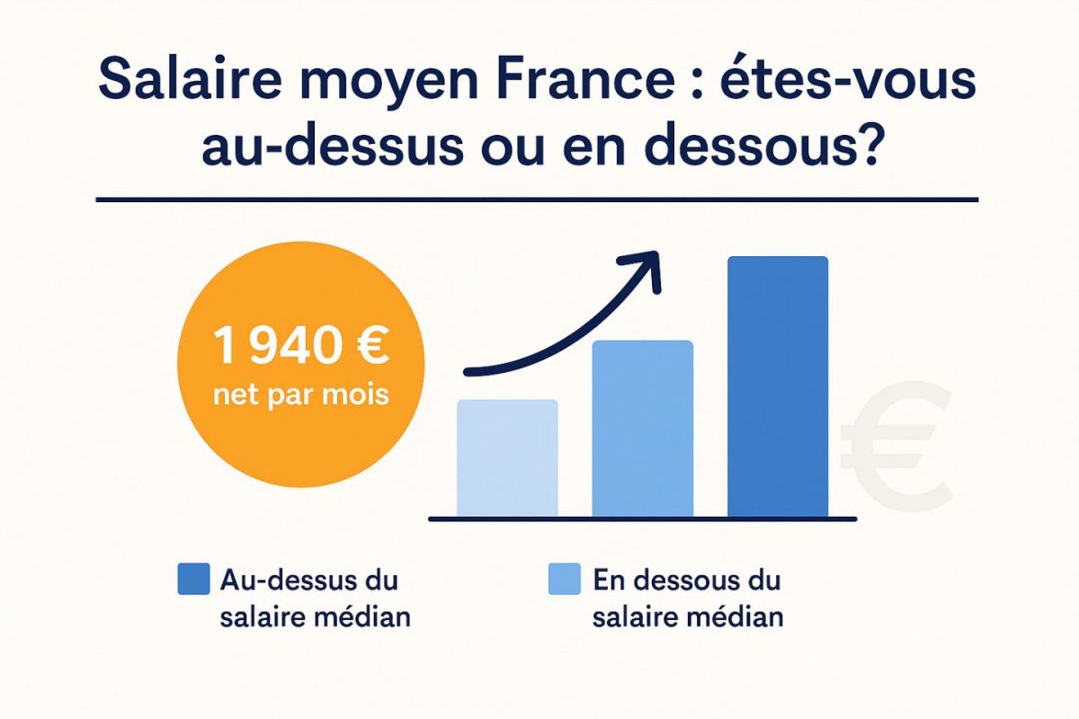 Salaire moyen France : êtes-vous au-dessus ou en dessous ?