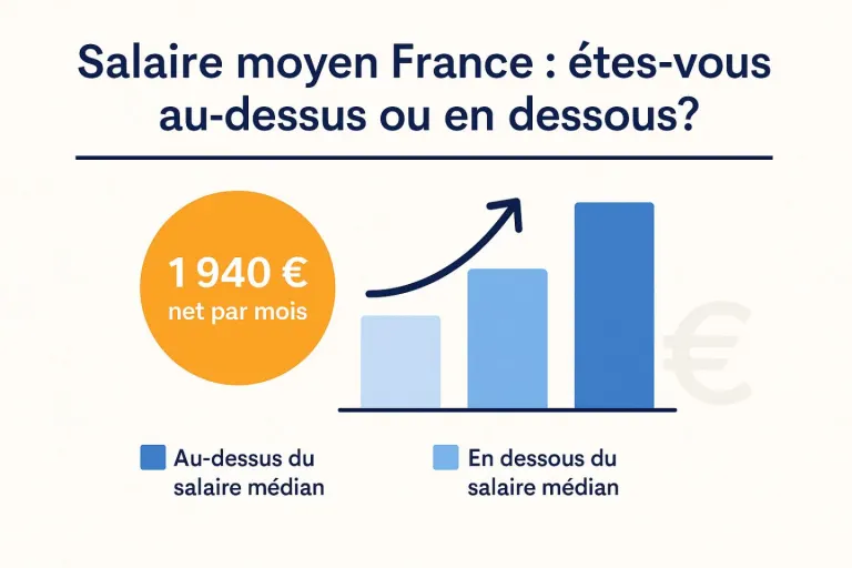 Salaire moyen France : êtes-vous au-dessus ou en dessous ?
