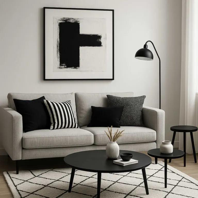 Le retour du noir et blanc dans la décoration tendance