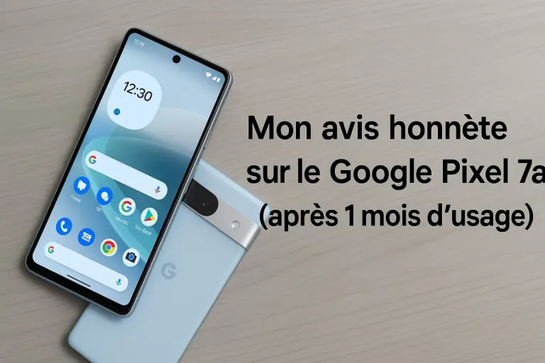 Mon avis honnête sur le Google Pixel 7a (après 1 mois d’usage)