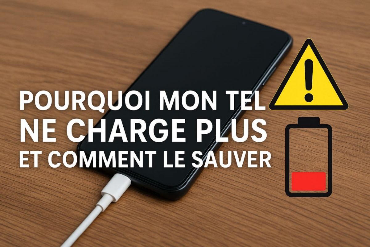 Pourquoi mon tel ne charge plus et comment le sauver