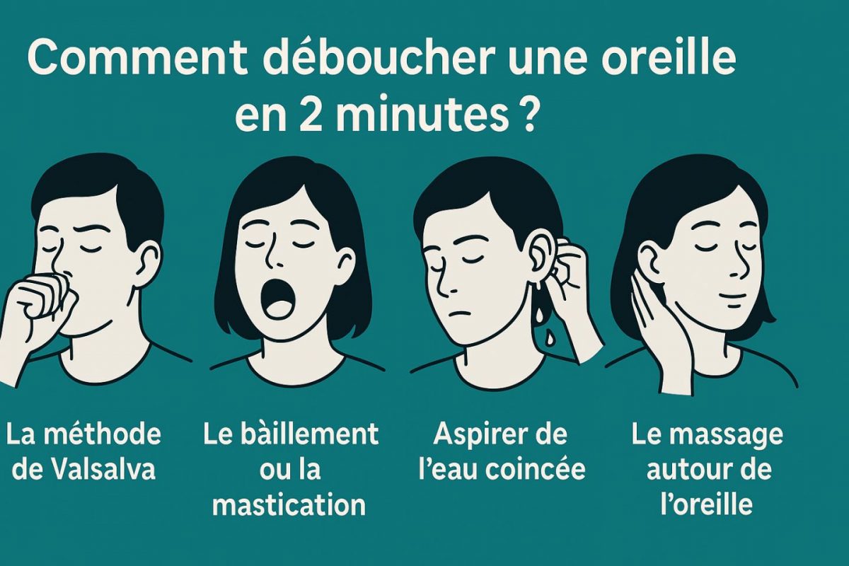 Comment déboucher une oreille en 2 minutes ?