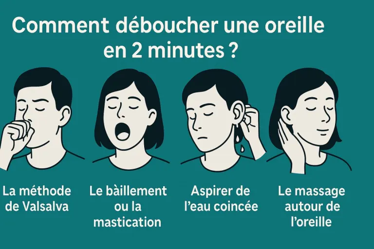 Comment déboucher une oreille en 2 minutes ?