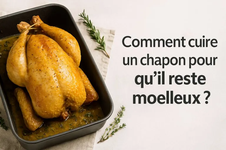 Comment cuire un chapon pour qu’il reste moelleux ?