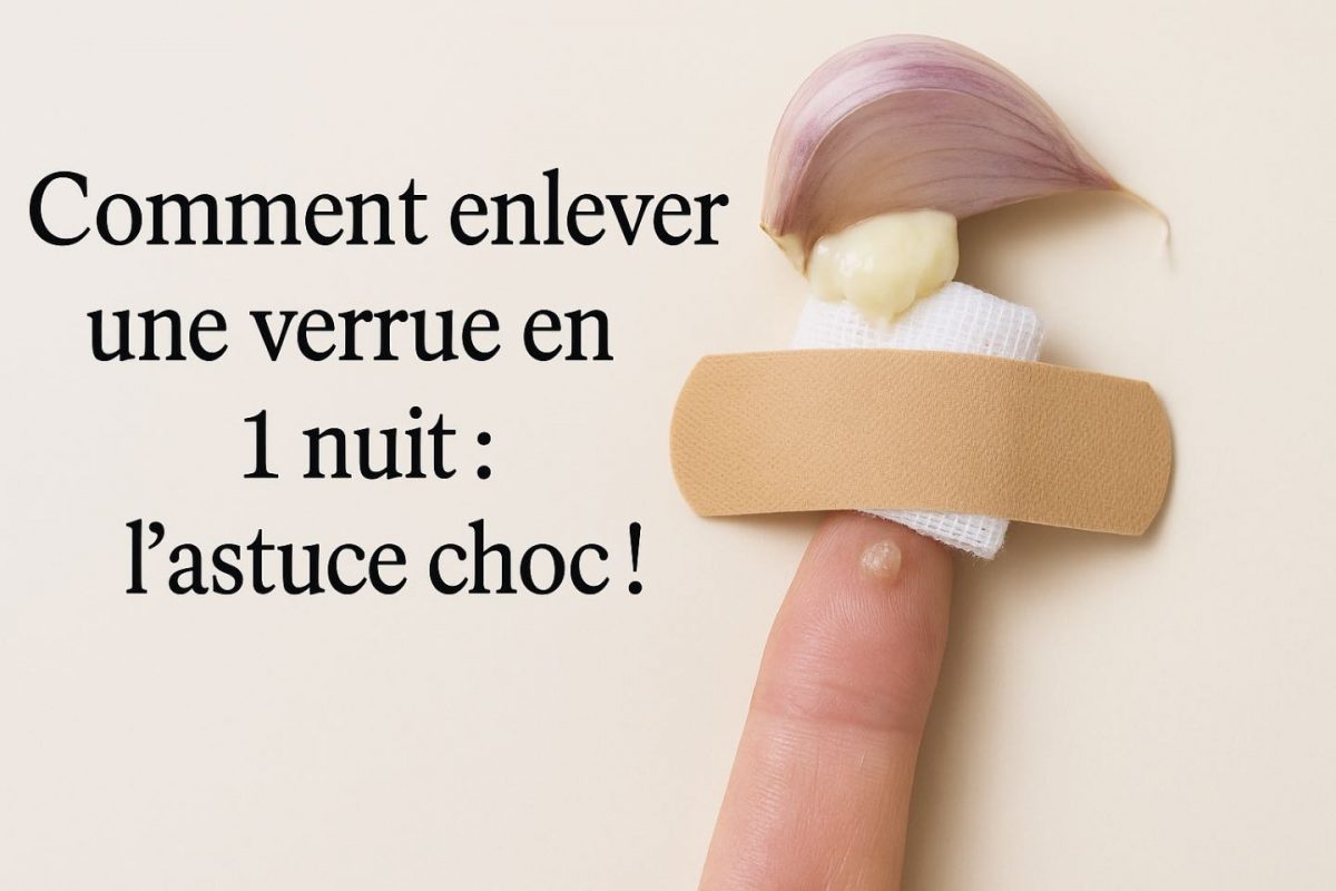 Comment enlever une verrue en 1 nuit : l’astuce choc !