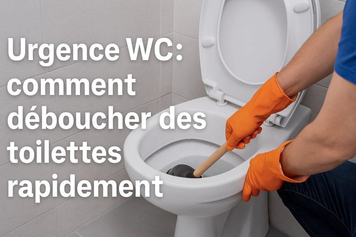 Urgence WC : comment déboucher des toilettes rapidement