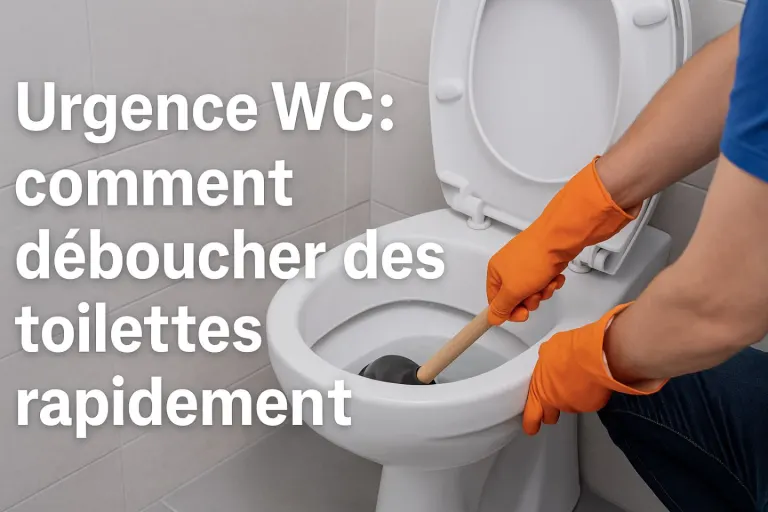 Urgence WC : comment déboucher des toilettes rapidement