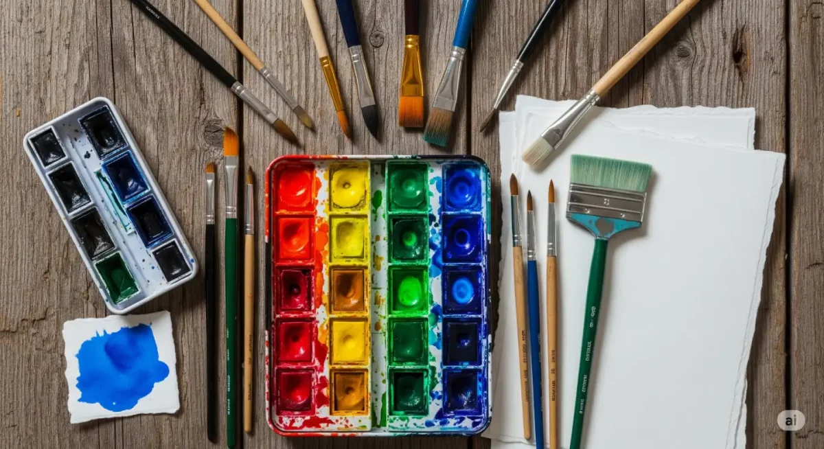 Aquarelle et pinceaux : le duo magique pour donner vie à vos créations