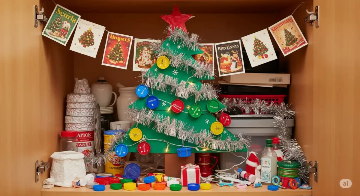 Déco de Noël à faire soi-même avec récup&rsquo; : Et si la magie des fêtes se trouvait dans vos placards ?
