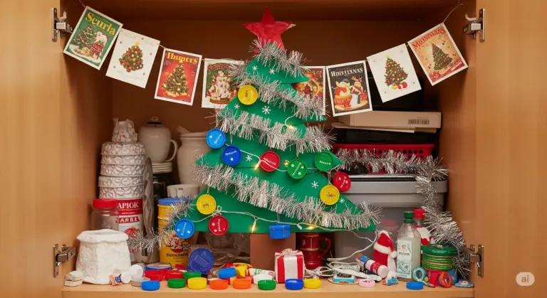 Déco de Noël à faire soi-même avec récup&rsquo; : Et si la magie des fêtes se trouvait dans vos placards ?