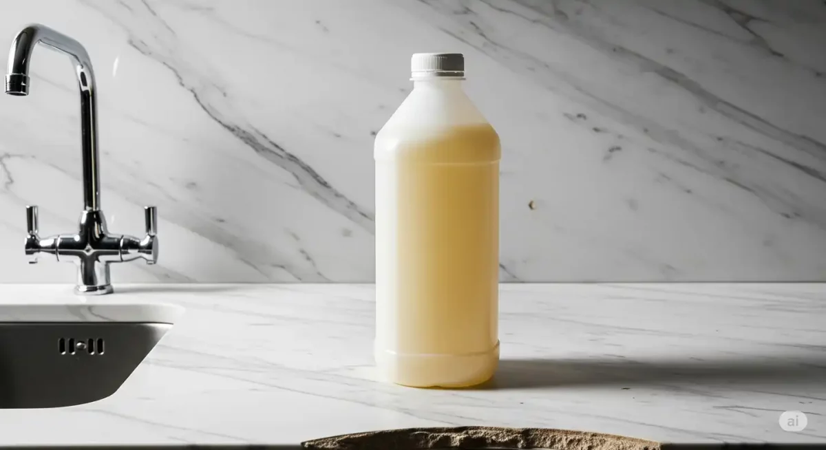 Le mélange mortel : vinaigre et eau de Javel