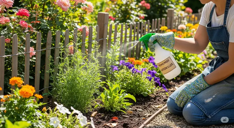 Retrouver un jardin impeccable au naturel : le guide des désherbants faits maison qui fonctionnent vraiment