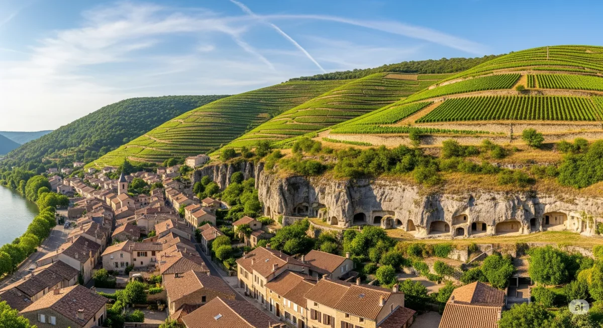Érôme : Entre vignobles de Saint-Joseph et balmes troglodytes, un trésor de la Drôme