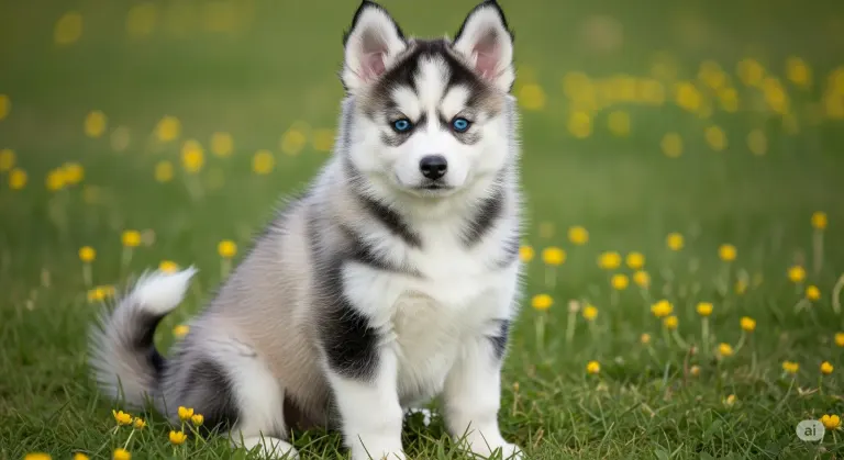 Le Pomsky : bien plus qu&rsquo;une simple peluche au regard de loup