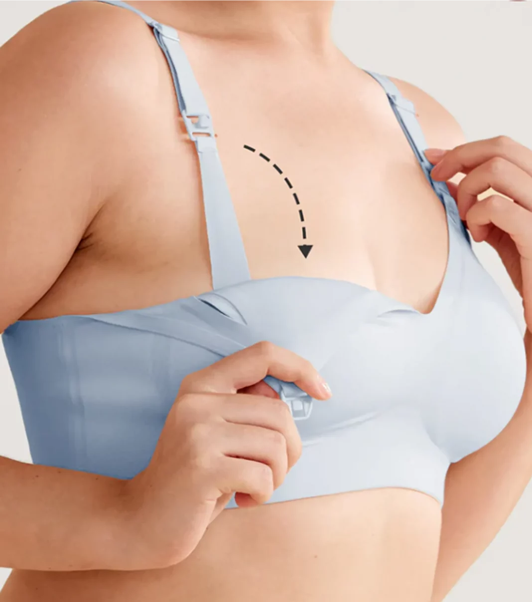 Rester au frais enceinte et après l&rsquo;accouchement : soutien-gorge Momcozy respirant et coussin rafraîchissant
