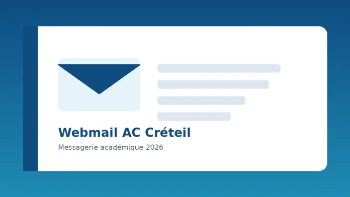 Webmail AC Créteil — connexion à la messagerie académique 2026