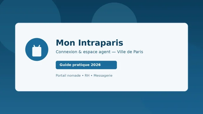 Mon Intraparis : connexion et espace agent Ville de Paris